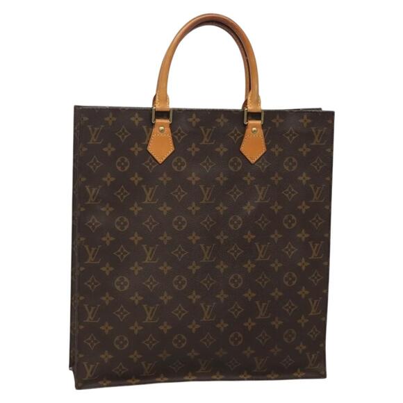 LOUIS VUITTON Monogram Sac Plat Hand Bag M51140 - Picture 1 of 16
